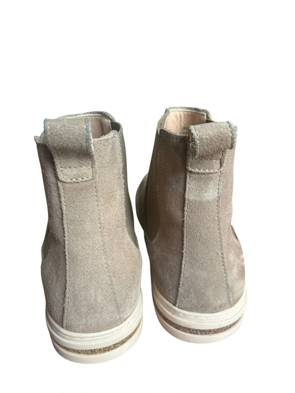 BIRKENSTOCK BEND CHELSEA BOOTS - TAUPE SUEDE size 38S/USL7 M5